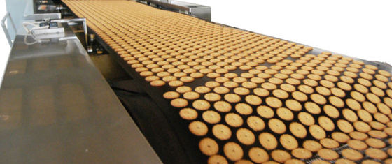 Steel Belt Cake Biscuits Baking Hot Air Convection Gas Tunnel Oven