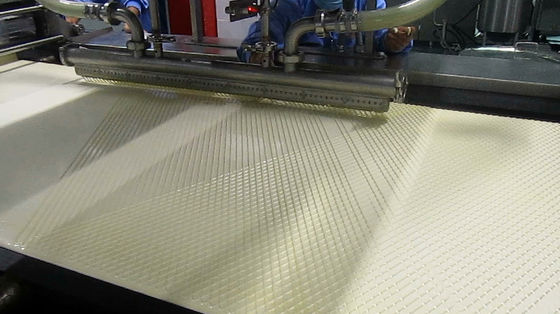 15m Cooling Conveyor 350kg/h Sheet Layer Cake Baking Equipment